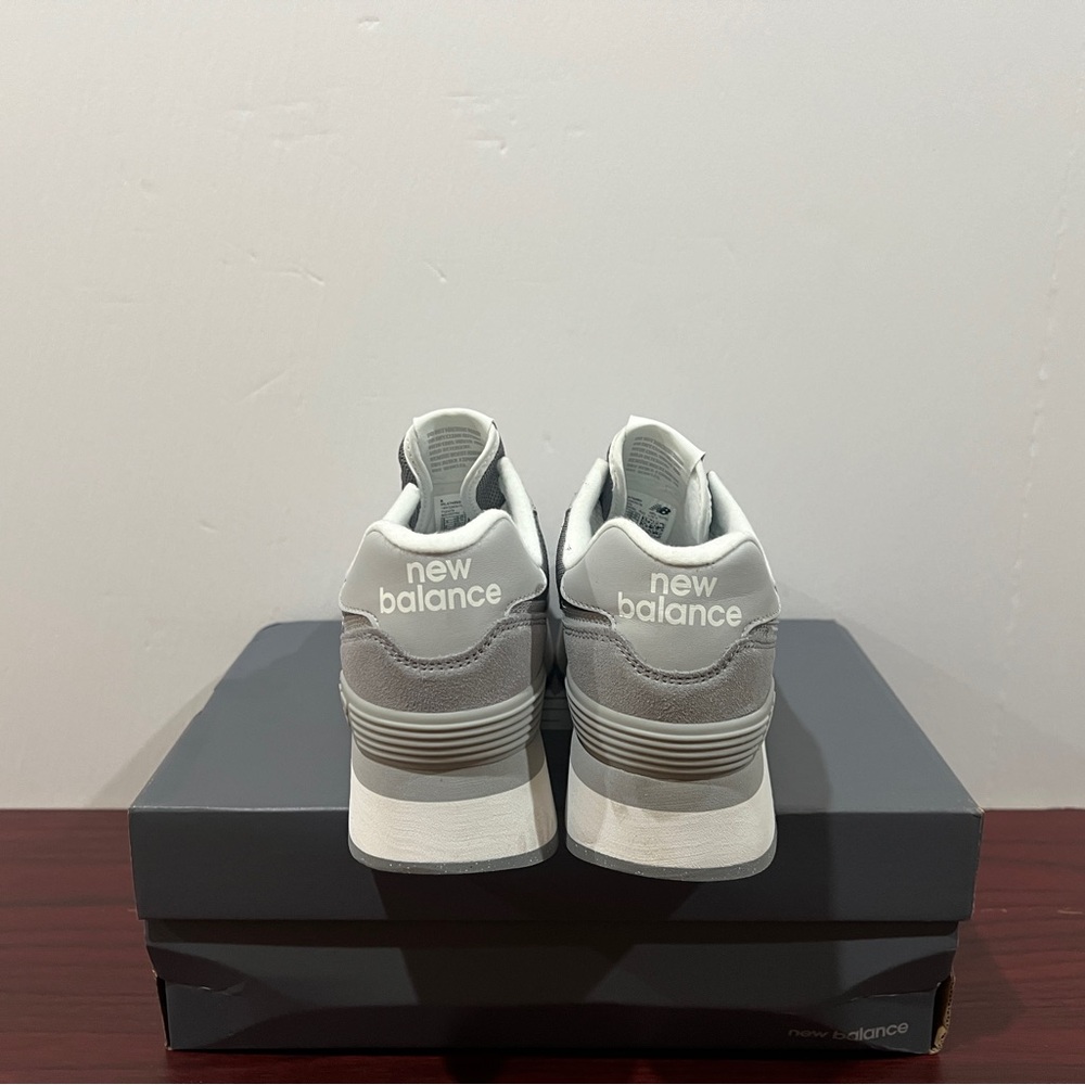 New Balance, 574+, WL574ZSD, Grey & White - Picture 4 of 14